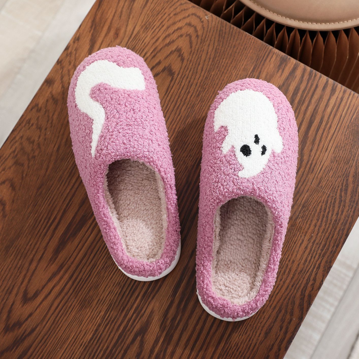 Pupperz Seasonal Purple Ghost Slippers
