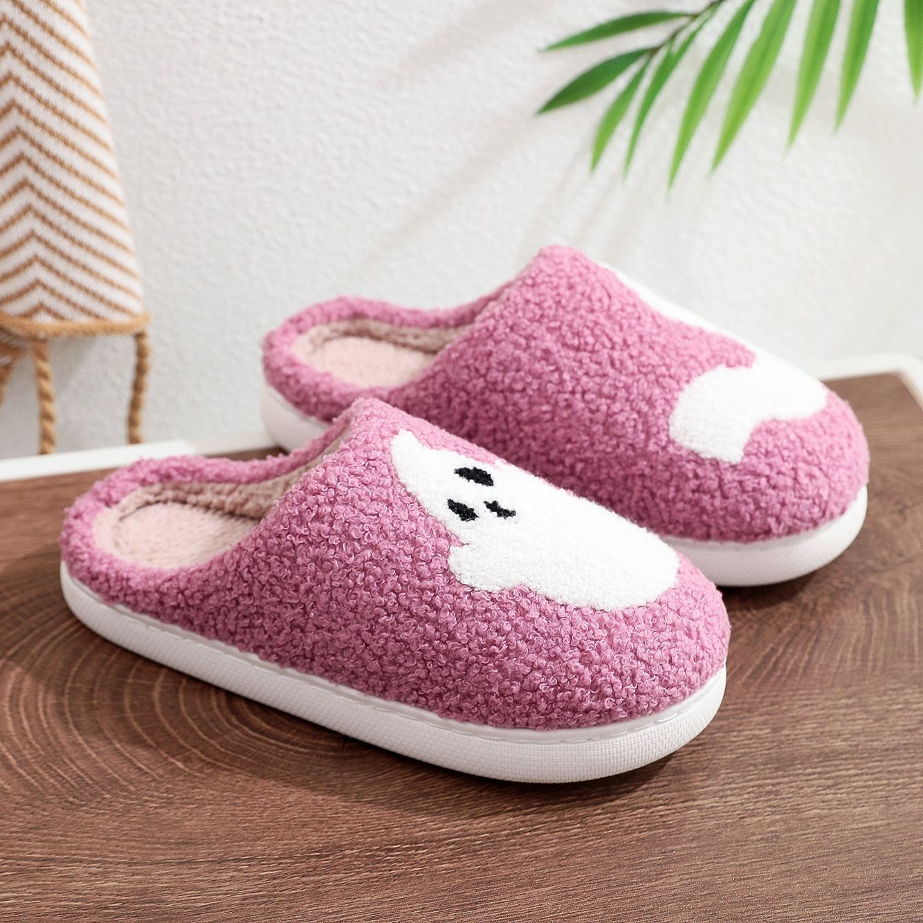 Pupperz Seasonal Purple Ghost Slippers