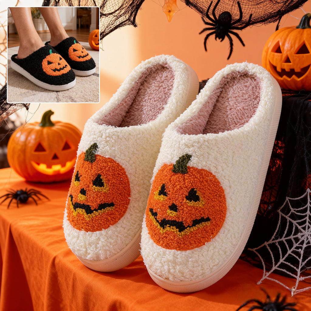 Pupperz Seasonal Pumpkin Slippers