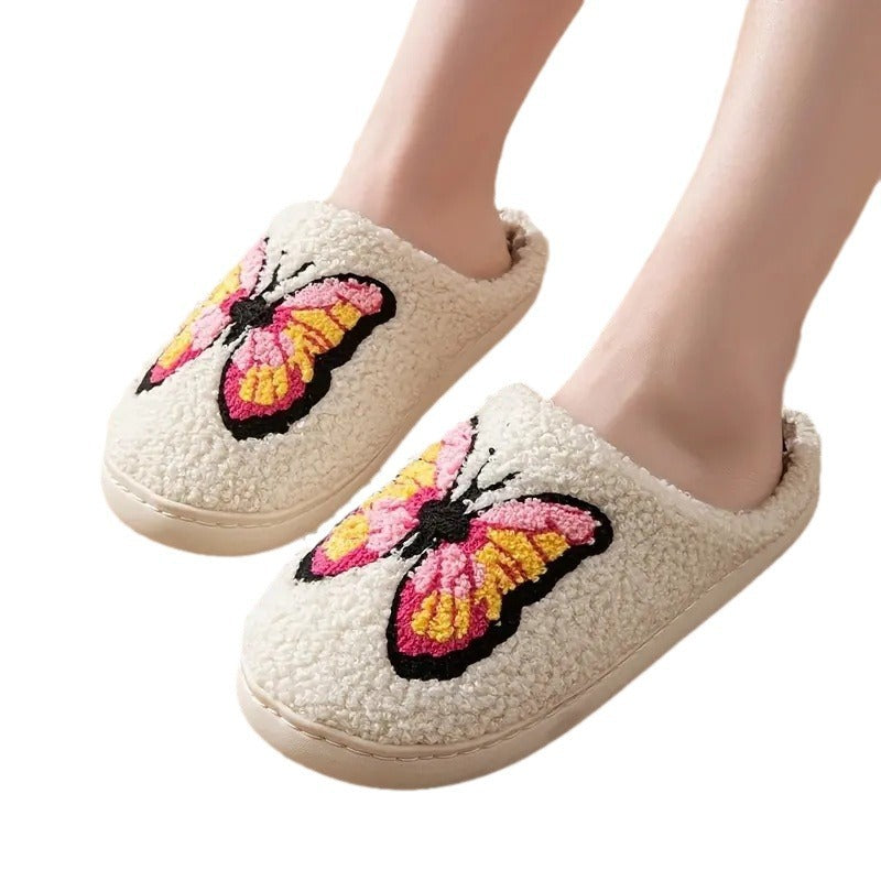 Pupperz Original Embroidered Butterfly Slippers