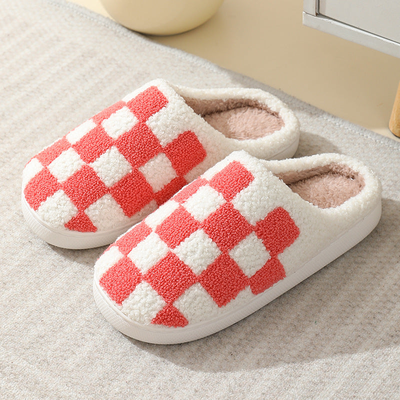 Pupperz Originals Multicolored Checkered Slippers