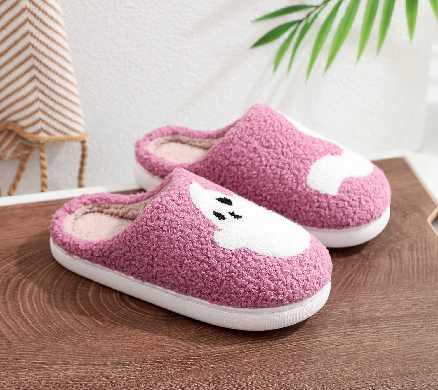 Pupperz Seasonal Purple Ghost Slippers