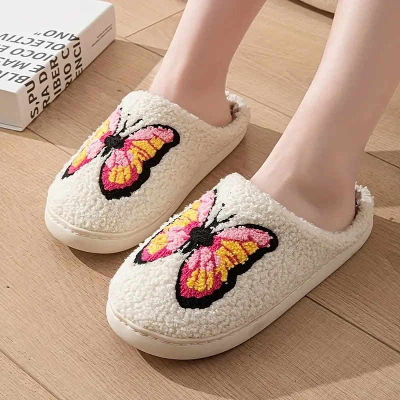 Pupperz Original Embroidered Butterfly Slippers