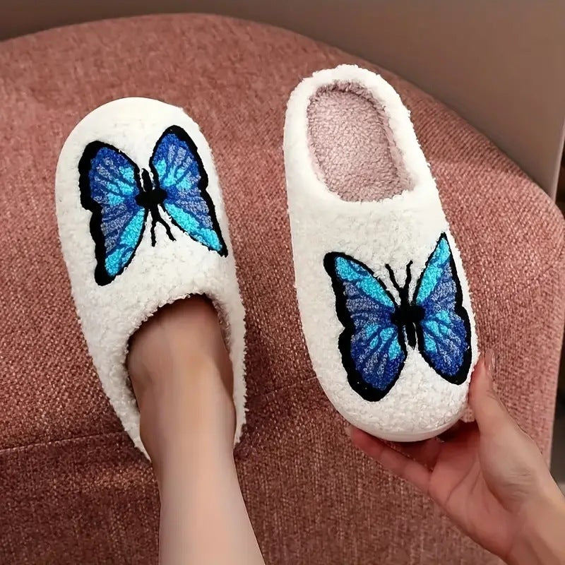 Pupperz Original Embroidered Butterfly Slippers