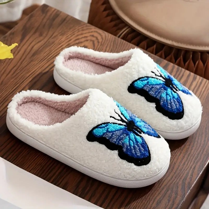 Pupperz Original Embroidered Butterfly Slippers