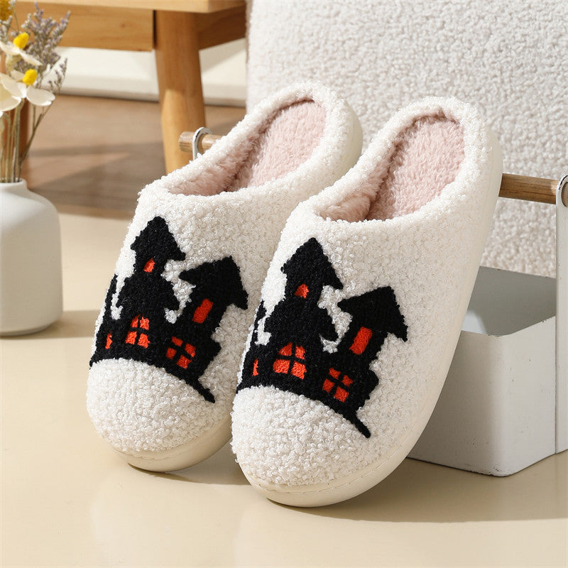 Pupperz Seasonal White Fright Slippers
